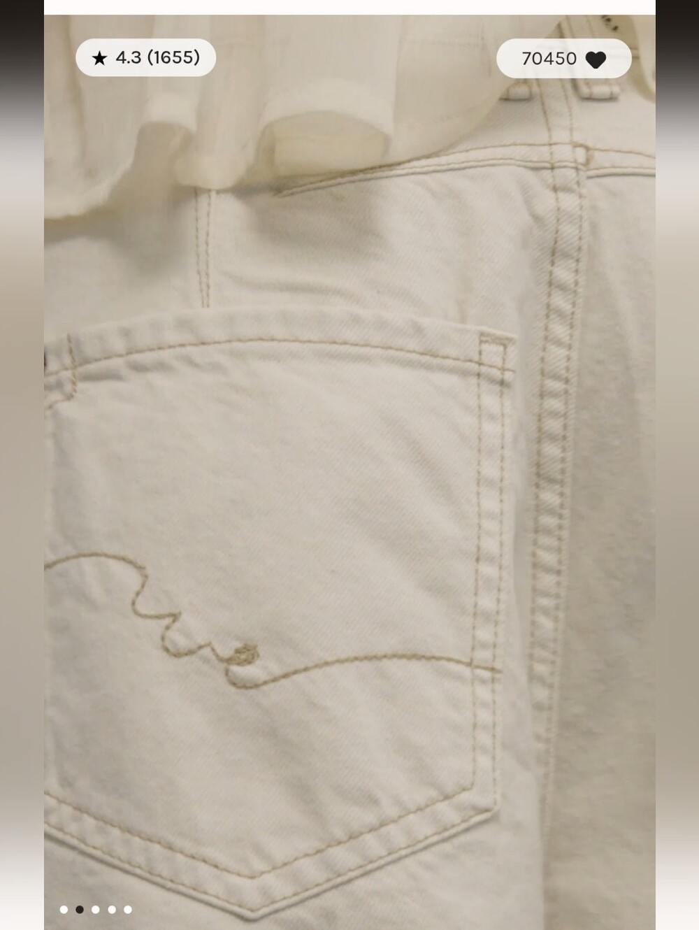 NWOT We the Free Good Luck Mid rise barrel jeans - Picture 4 of 16